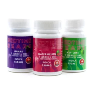 Bedtime Bears Indica Gummies. These delicious, chewy candies blend premium Indica THC oil with relaxing terpenes like myrcene and linalool. Visit our shop.