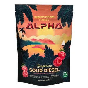 Sour Diesel Raspberry THC Gummies. Where to buy marijuana edibles THC gummies online in Europe with secure delivery anywhere in Italy, UK, Spain and France.